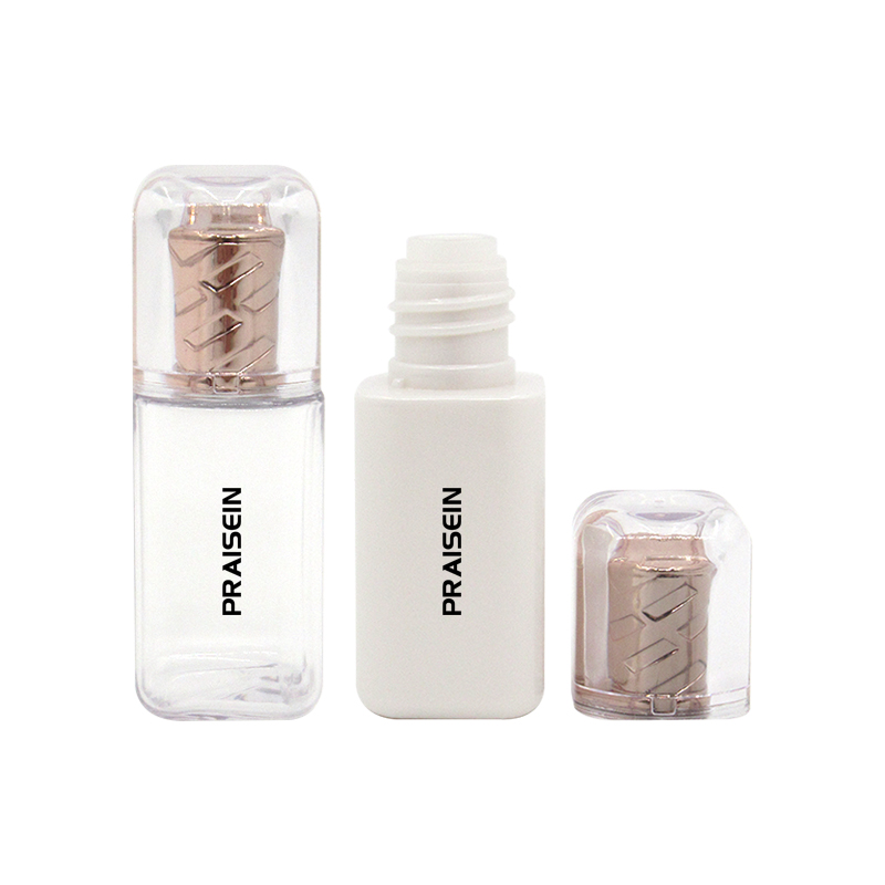 Production of custom cosmetic travel sample bottles Square plastic lotion empty bottle with double lid, portable small cream jar