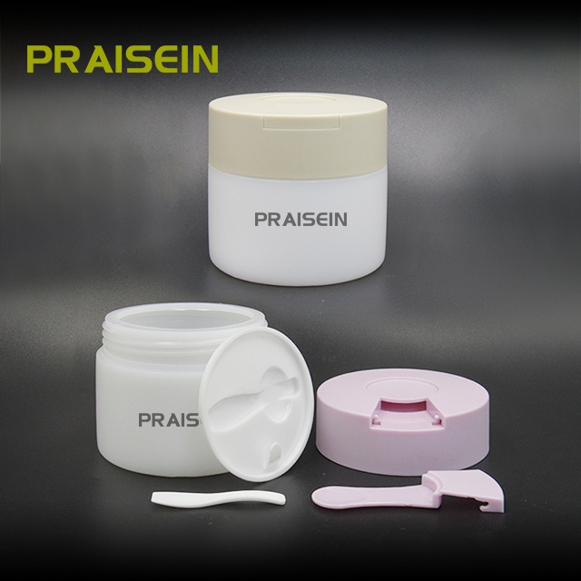 Shantou manufacturers custom 100g plastic screw cap cream plastic jar round cosmetic face cream container