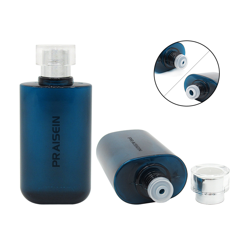 Cosmetics container OEM color 70ml 150ml empty plastic cleansing water bottle flat toner container packaging