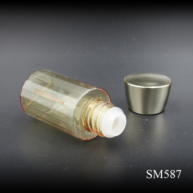 Free sample wholesale empty cosmetic bottle packaging 17ml plastic clear small lotion bottle travel bottle