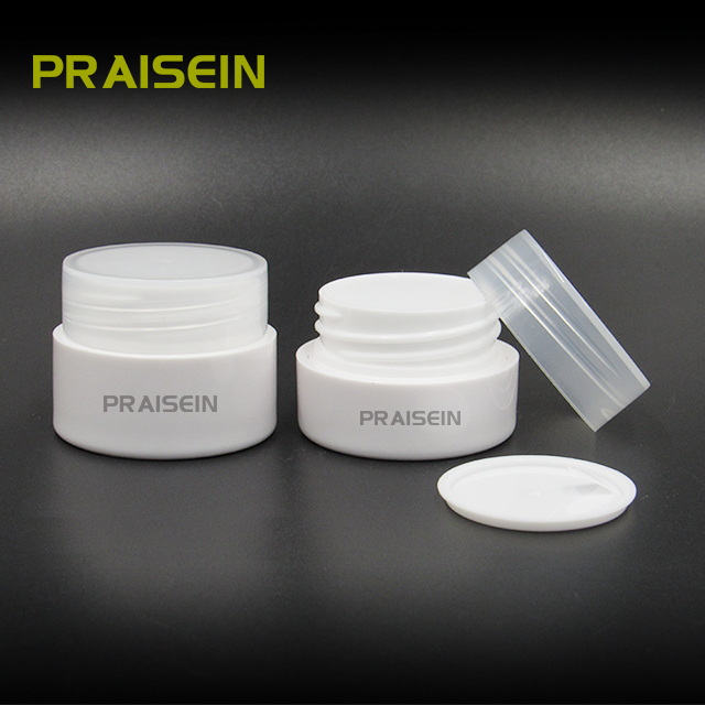 5g 10g white small capacity cream jar trial pack travel container PP plastic cosmetic jar face cream packaging bottle