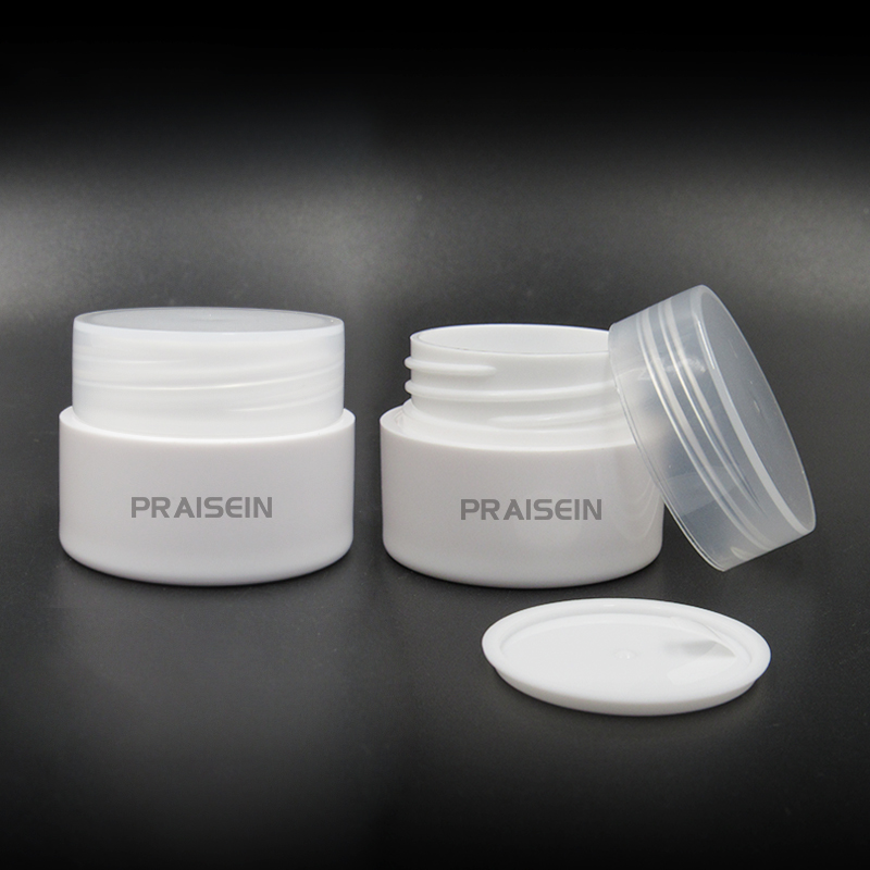 5g 10g white small capacity cream jar trial pack travel container PP plastic cosmetic jar face cream packaging bottle