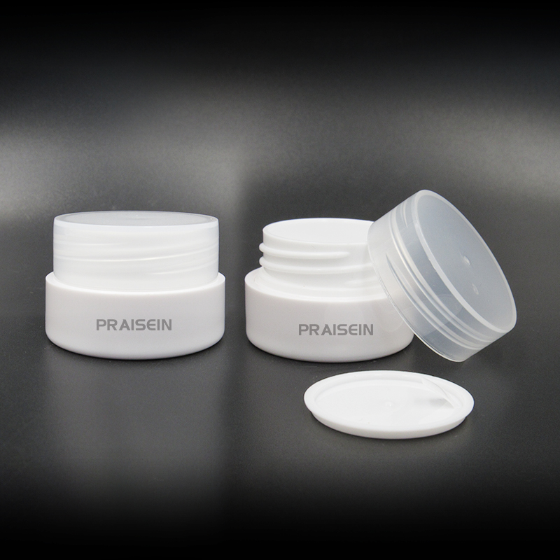 5g 10g white small capacity cream jar trial pack travel container PP plastic cosmetic jar face cream packaging bottle