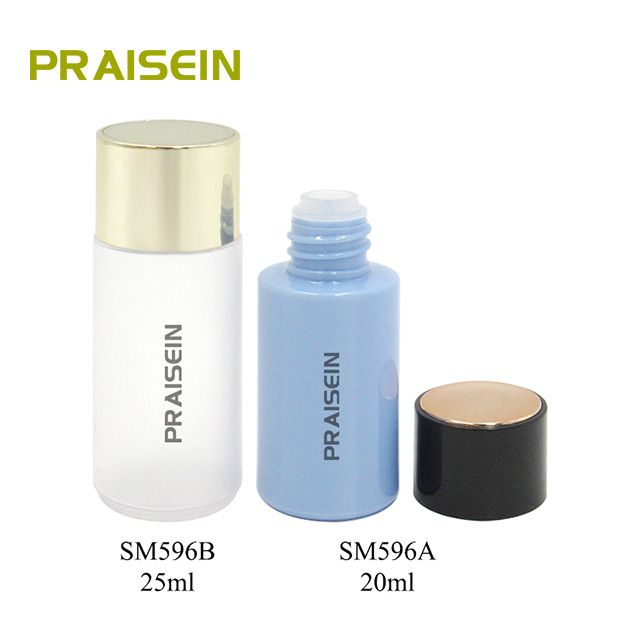 Cosmetic container small capacity 20ml 25ml clear essence toner lotion packaging plastic empty bottle