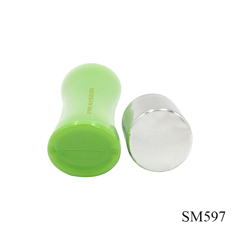 Custom 15ml empty plastic roll on container custom perfume bottle with metal ball