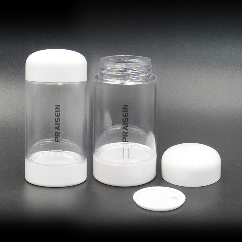 Wholesale transparent capsule packaging container 40g plastic lotion bottle essence capsule plastic bottles