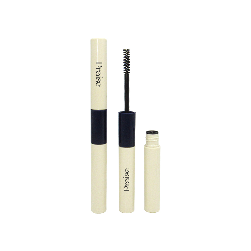 2 in 1 Round mascara packaging manufacturer wholesale cosmetics plastic clear mascara tubes