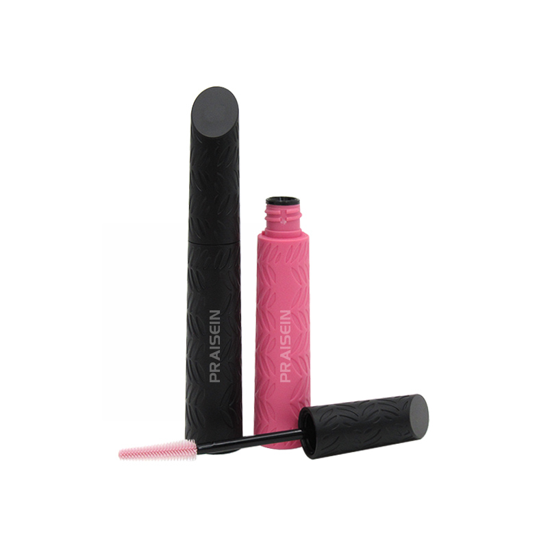 15ml unique empty lip gloss tube with brush custom makeup container pink eyebrow mascara tube