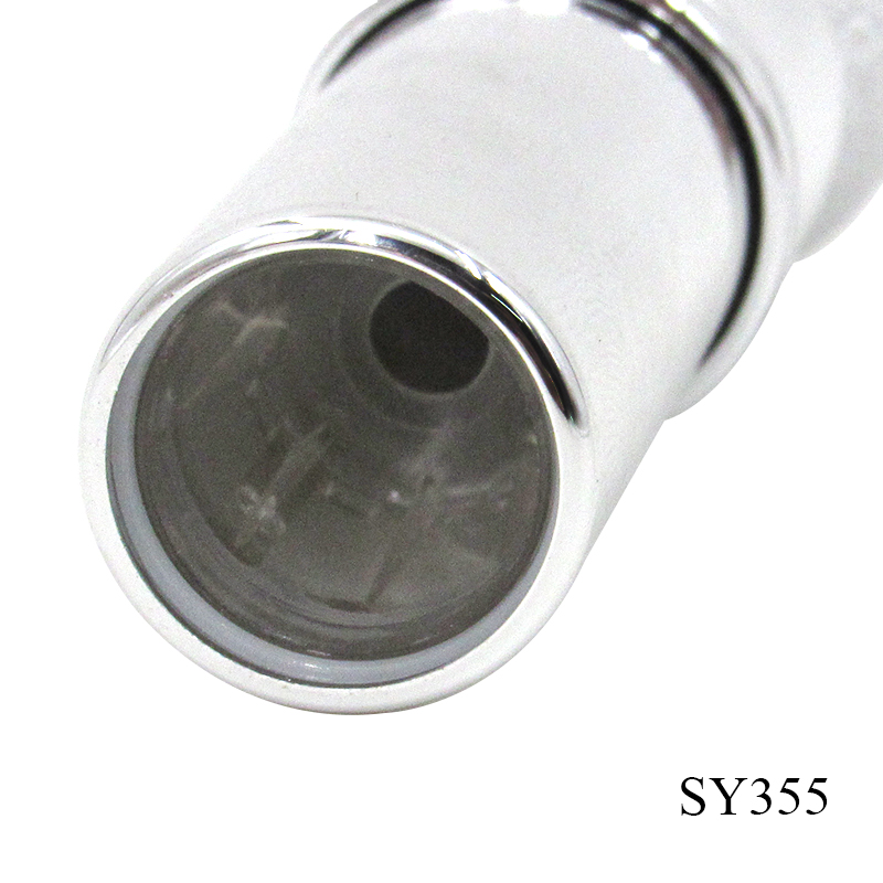 Plastic aggravate lipstick tube cosmetic packaging wholesale silver empty lipstick container support to take sample