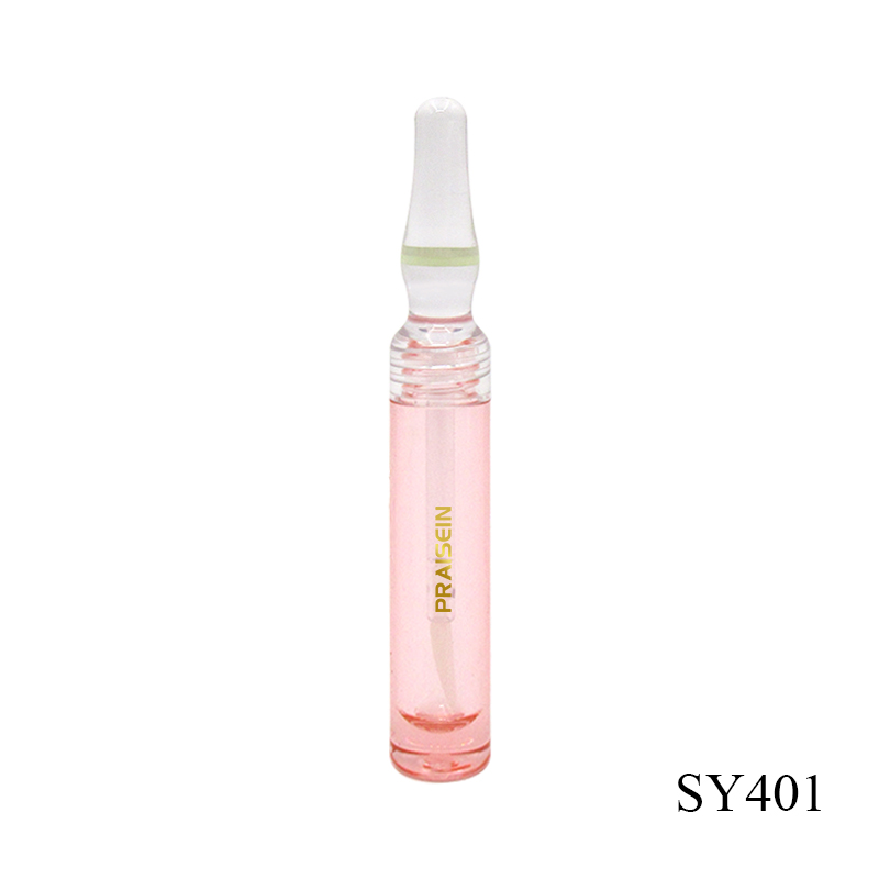 High quality PETG plastic lip gloss tube custom logo 2ml round empty transparent lip gloss container tube packaging