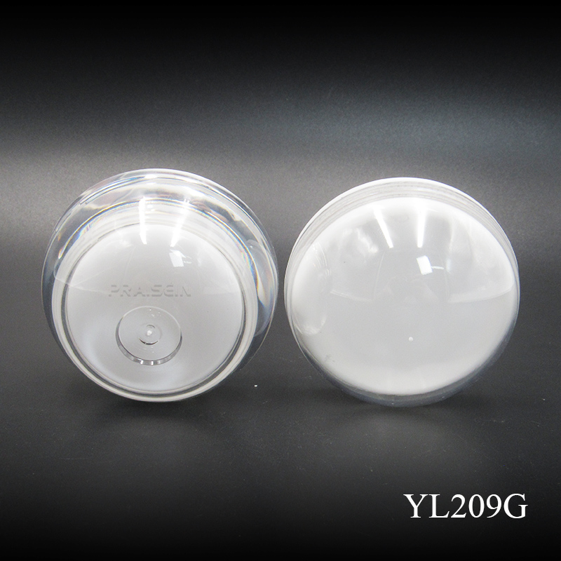 Manufacturers wholesale 15g 30g empty eye cream packaging jar white cream bottle container double acrylic jar