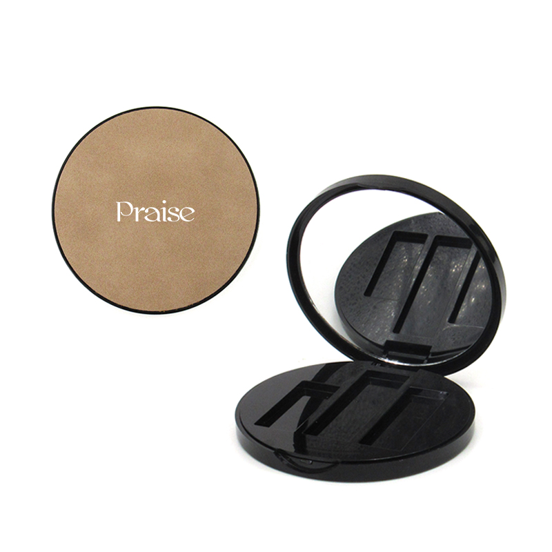 A variety of cosmetics eye shadow case packaging custom processing empty round polychromatic eye shadow palette free sample