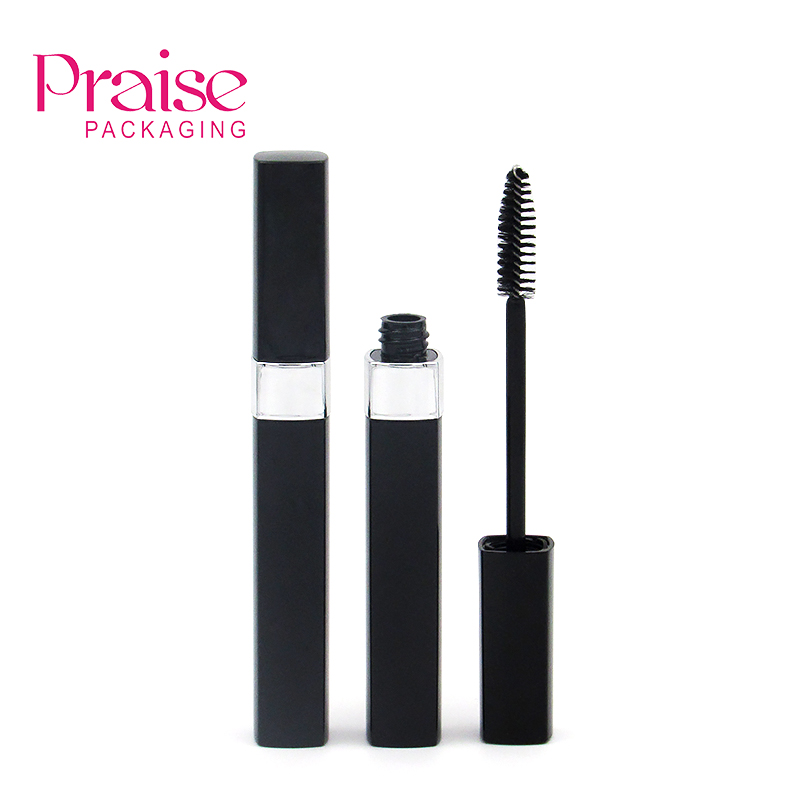 Makeup wholesale custom square plastic Mascara container empty cosmetic Mascara Tube Packaging With brush