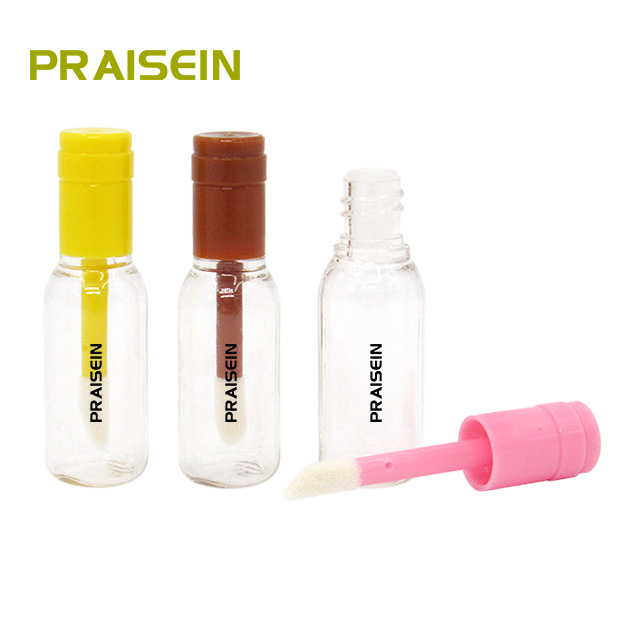 3ml small lip gloss tube custom cosmetic packaging in lovely empty lip gloss plastic containers