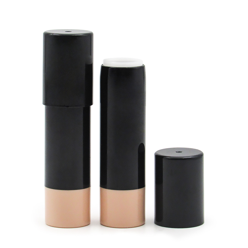 Factory price custom plastic Makeup packaging empty cosmetic foundation tube round BB CC Powder tube container