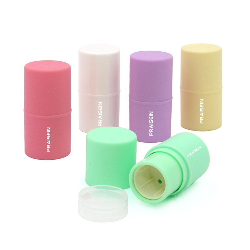 5g 6-7g 8g 15g Black round deodorant container ABS plastic cosmetic foundation stick tube