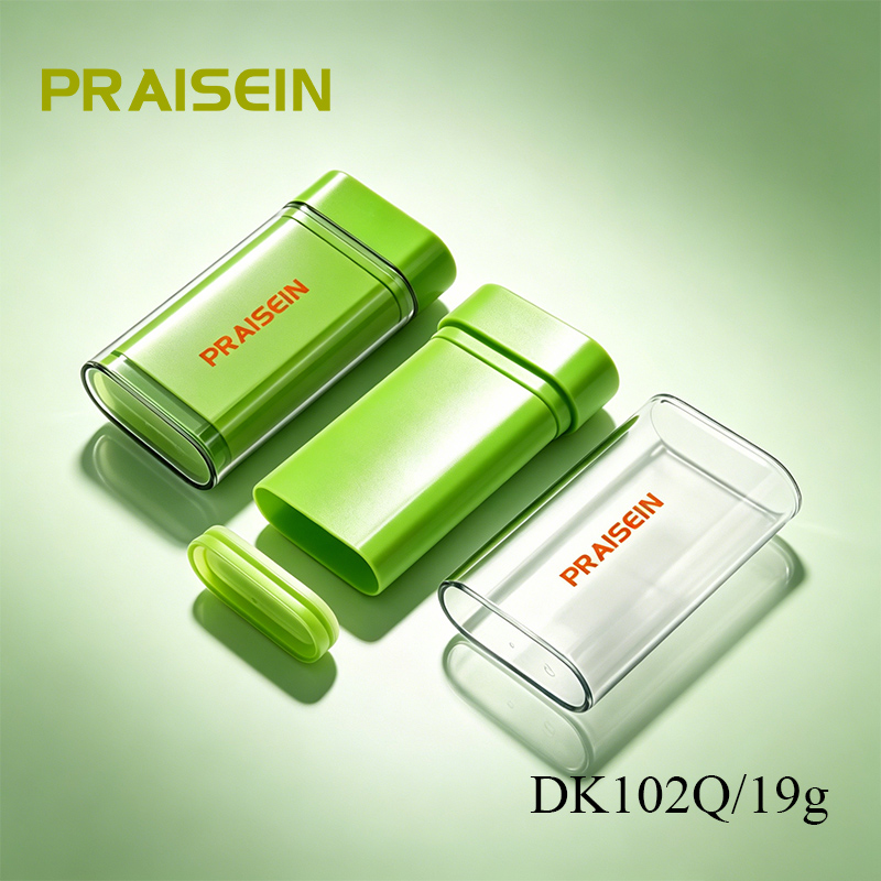 19g 0.67oz Rotating plastic sunscreen tube packaging empty cosmetics deodorant stick container