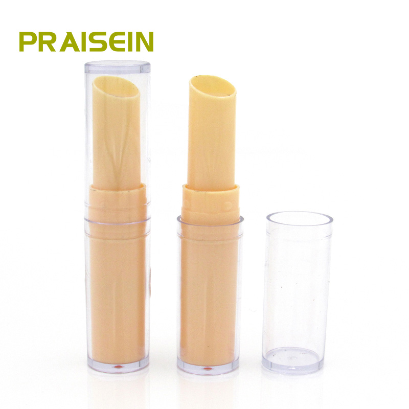 Wholesale custom design makeup plastic round lip balm container tubes