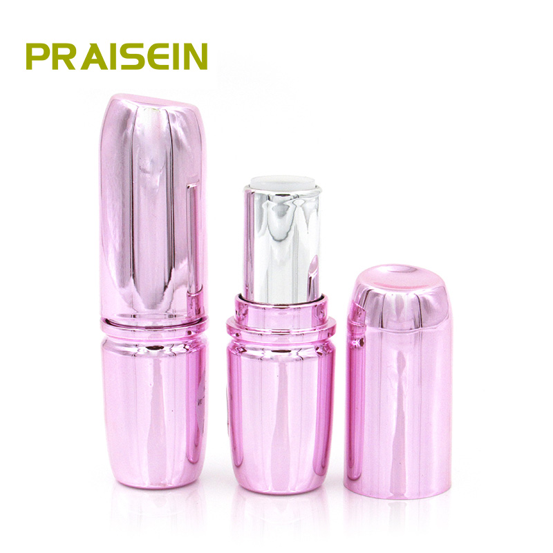 cometic packaging empty lipstick tube packaging pink gold lipstick tube