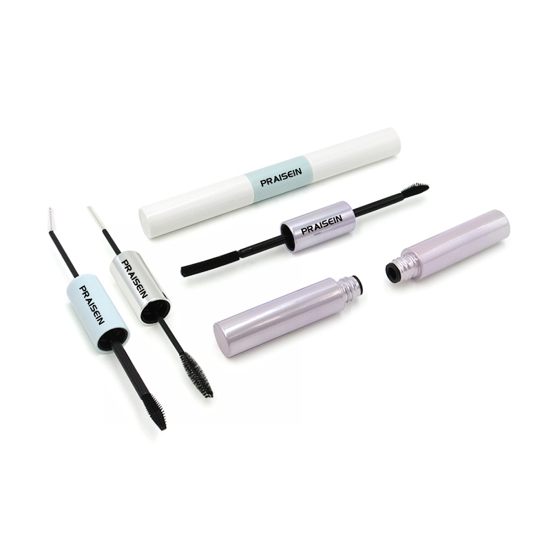 2 in 1 Round mascara packaging manufacturer wholesale cosmetics plastic clear mascara tubes