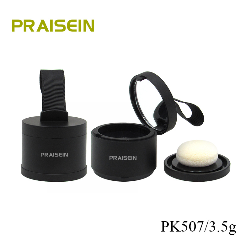 Custom Round Empty Hairline Powder Case with Puff ABS Plastic Contour Powder Box Makeup Packaging