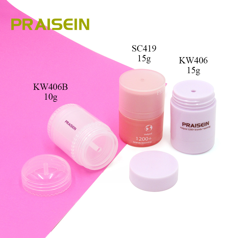New no logo pink lip balm bottle lip care container wholesale 10g 15g round lip mask plastic jar