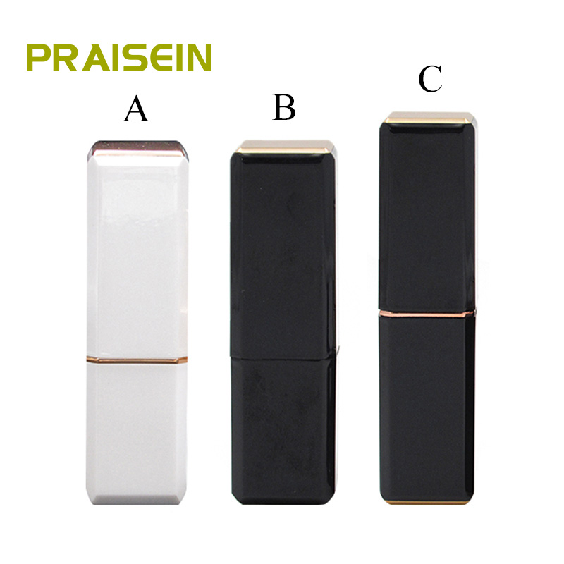 Competitive price square luxury container white lipstick tube