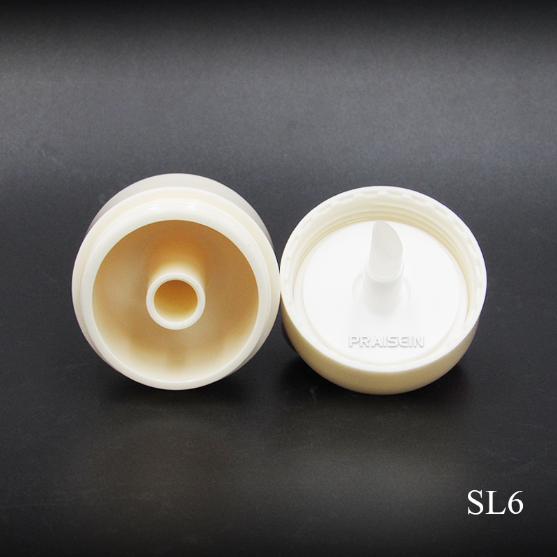 Cute Round Cosmetic Lip Gloss Container 4-5g Bow Top Plastic Empty Lip Gloss Tube