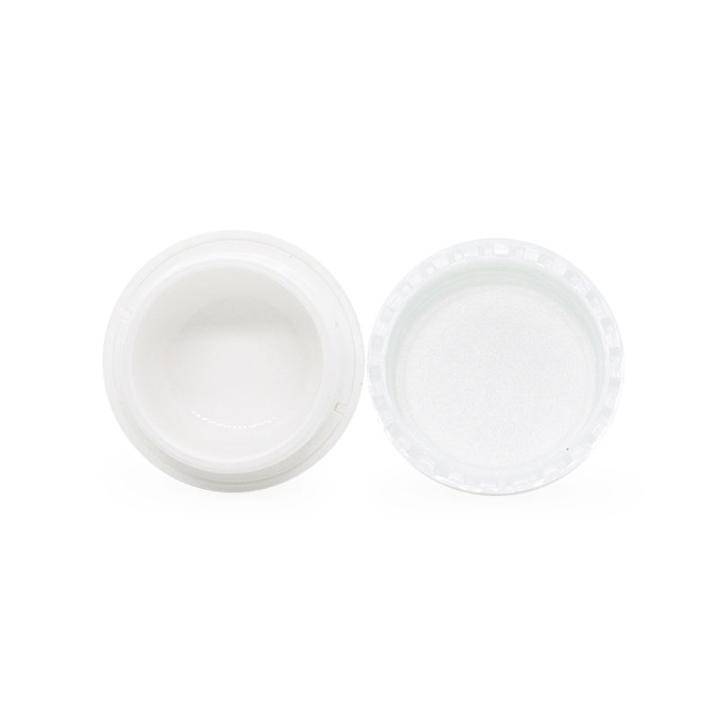 8ml plastic cream jar Custom travel container White Cosmetic Cream sample bottle