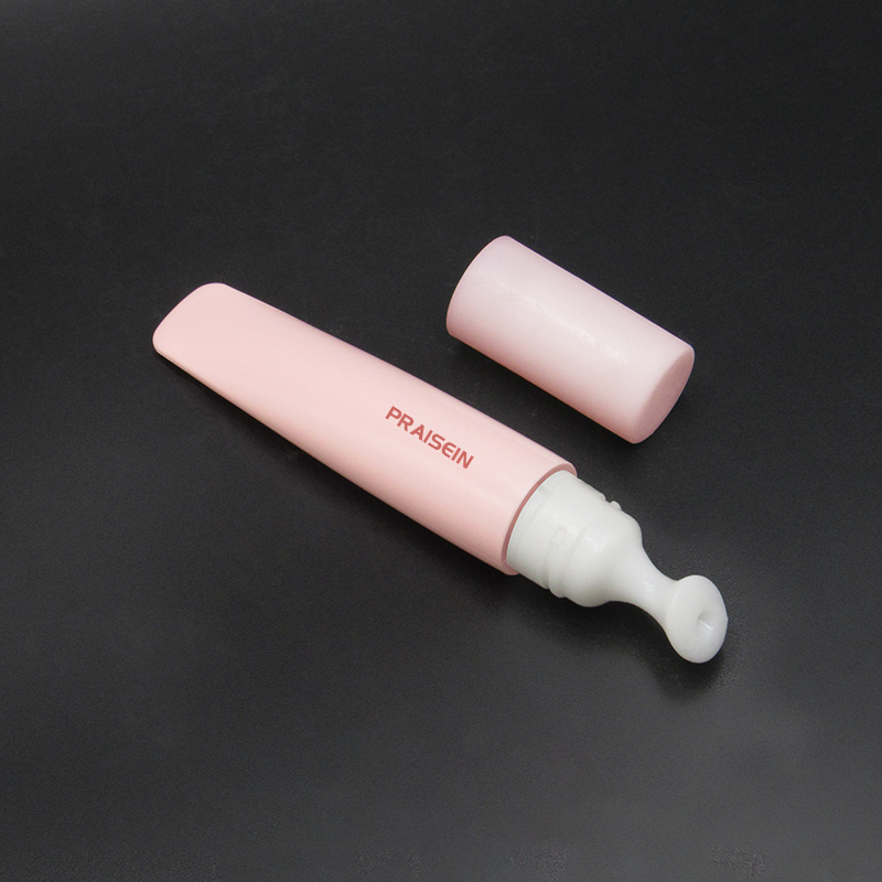 10ml White Plastic Lip Essence Tube Cosmetic Container Custom Lip Gloss Squeeze Tubes